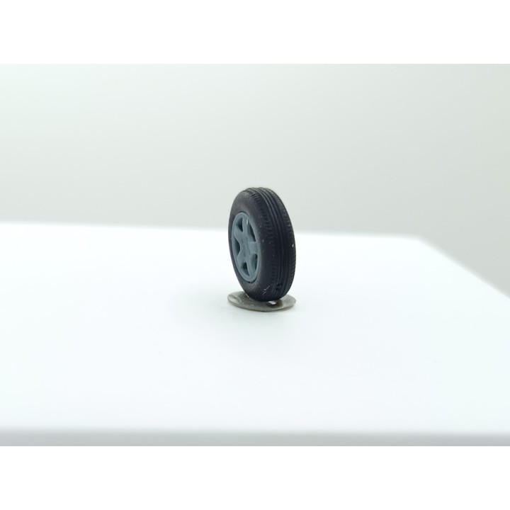 4 roues ø15.20 mm (Type Peugeot) - 3D Creative - 1:43
