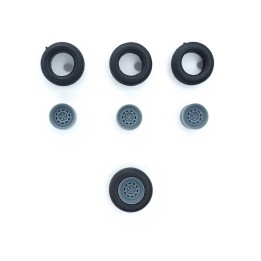 4 roues Gotti ø15.20 mm - 3D Creative - 1:43