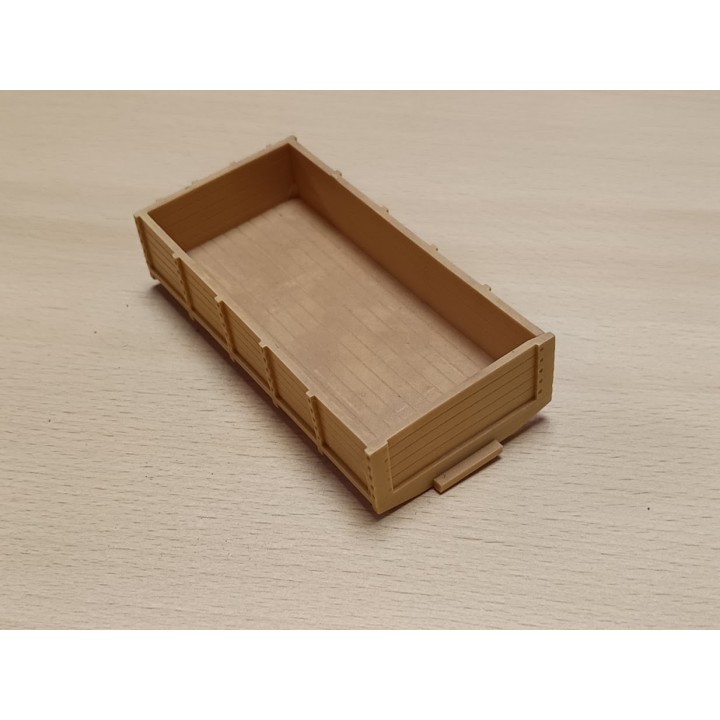 En l'état : Caisse 10 x 4.80 cm - Résine - 1:43