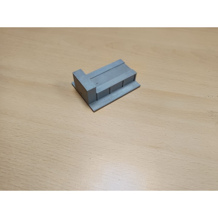 En l'état : Caisse (pompiers??) 6.50 x 5 cm - Résine - 1:43