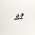 2 phares ø7.50x3.50mm - White Metal - 1:43