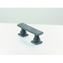 Diorama : Banc imitation pierre - 3D CREATIVE - 1:43