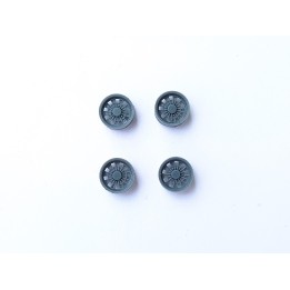 4 jantes ø8mm (type Delta Mics) - 3D Creative - 1:43