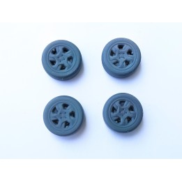 4 roues (type Dacia) ø15.50mm - 3D CREATIVE - 1:43
