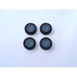 4 roues ø13 mm avec jantes en tôle - 3D Creative - 1:43