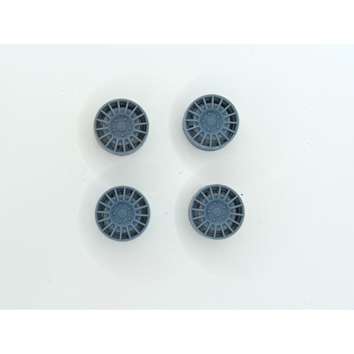 4 roues Rallye ø14.70 mm - 3D CREATIVE - 1:43