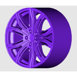 4 Jantes 10 branches type RTX- 3D CREATIVE (1152)