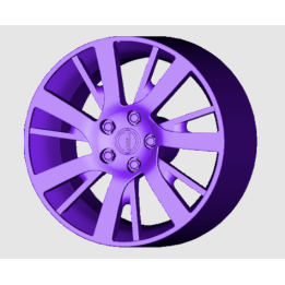 4 Jantes 7 branches type Nissan - 3D CREATIVE (1156)