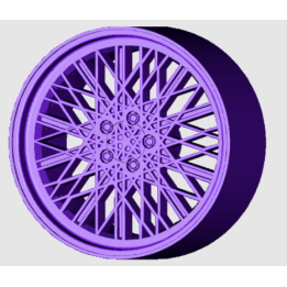 4 Jantes type Snowflakes - 3D CREATIVE (1157)