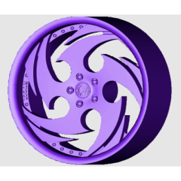 4 Jantes type Rucci- 3D CREATIVE (1165)