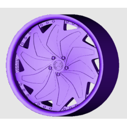 4 Jantes type Rucci- 3D CREATIVE (1166)