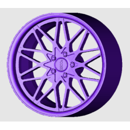 4 Jantes type Foose - 3D CREATIVE (1194)