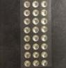 2 Pastilles de phares -  Rond Blanc - Ø5 mm
