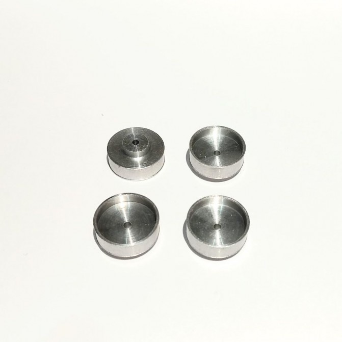 4 jantes - Aluminium - ø12.50 X 4 mm - CPC Production -B131Dp