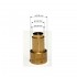6 moyeux pour roues de camion - Longueur 8.70 mm - Laiton - CPC