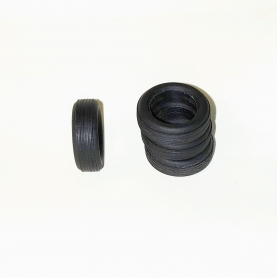 Pneus souples par 4 - ø intérieur 9.50mm - Ech. 1:43