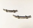 Peugeot 203 - Pare Chocs AV/AR - White Metal - Ech 1/43