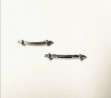 Peugeot 203 - Pare Chocs AV/AR - White Metal - Ech 1/43