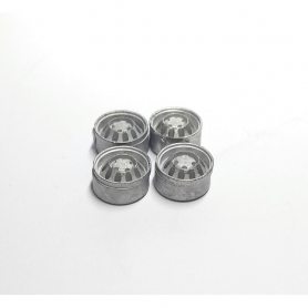 4 jantes pour fourgon type jumper - White Metal - 1:43