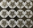 4 jantes en photodécoupe  -  Ø 8.40 mm - Ech. 1:43