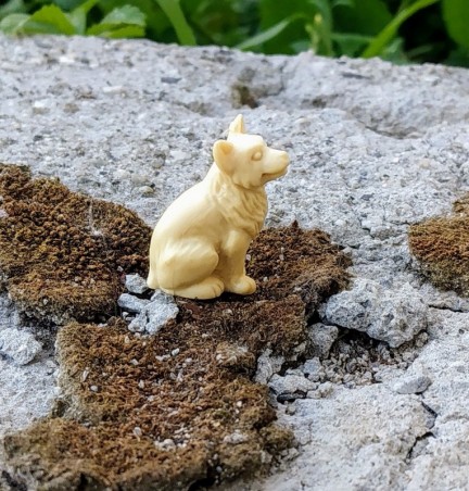 Chien à peindre - Ech. 1:43 - Résine - H 24mm - M Mont-Blanc