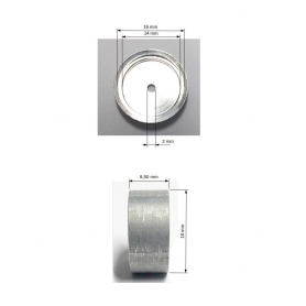 4 jantes aluminium - ø18 X 8.50 mm - CPC Production