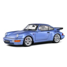 Marketplace : PORSCHE 911 Turbo 1990 bleu - Solido - 1:18