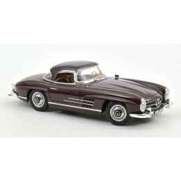 Marketplace : MERCEDES-BENZ 300 SL Roadster 1957 Bordeaux - Norev -...