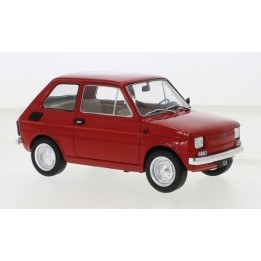 Marketplace : FIAT 126 1972 rouge - ModelCar - 1:18