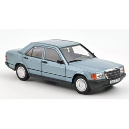 Marketplace : MERCEDES 190 E 1984 Bleu métallique - Norev - 1:18