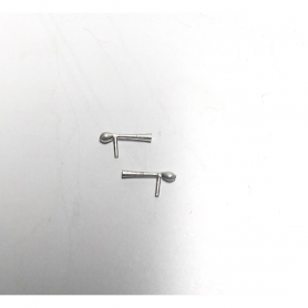 2 Klaxons en white metal brut - Ech 1:43 - Environ 10.30 mm