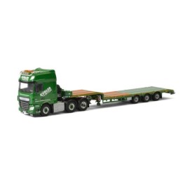 Marketplace : DAF XF SUPER SPACE CAB 6x2 plateau surbaissé 3 essieu...