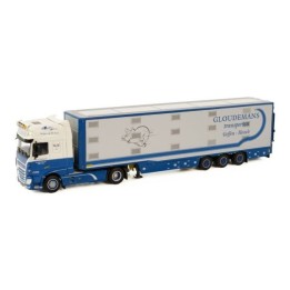 Marketplace : DAF XF SUPER SPACE CAB 4x2 + remorque 3 essieux GLOUD...