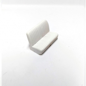 Banquette en résine - Blanc - 1:43 - Artisans43