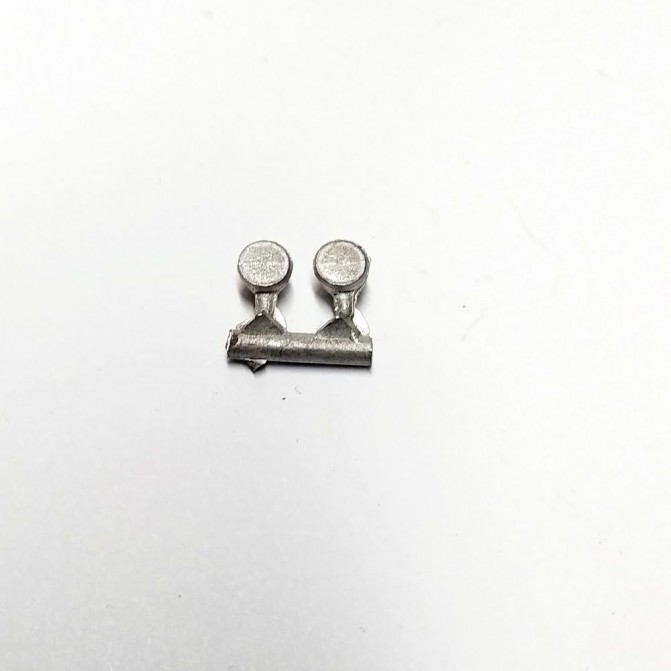 2 phares ø 3.75 mm - White Metal - CPC Production