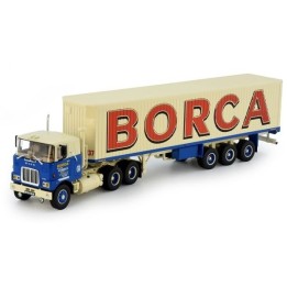Marketplace : MACK F700 6x4 avec remorque fourgon 3 Essieux BORCA -...