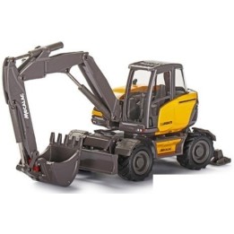 Marketplace : Pelle sur pneus MECALAC 15MWR avec bras déporté - Con...