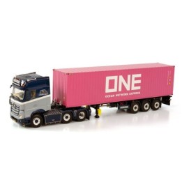 Marketplace : MERCEDES ACTROS MP4 GIGA SPACE 6x2 avec remorque port...