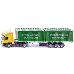 Marketplace : MERCEDES BENZ Actros 4x2 avec semi 3 essieux porte co...