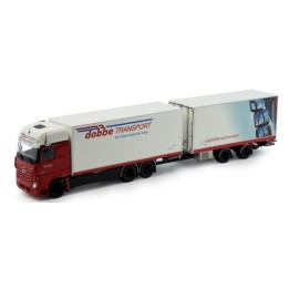 Marketplace : MERCEDES Actros MP4 6x2 porteur avec remorque 2 Essie...