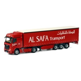 Marketplace : MERCEDES Actros MP4 4x2 avec remorque bâchée 3 Essieu...