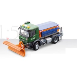 Marketplace : MERCEDES-BENZ AROCS 4x2 avec saleuse et lame de dénei...