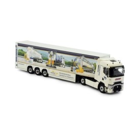 Marketplace : RENAULT T High 4x2 avec remorque 3 essieux HUGELSHOFE...