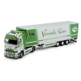 Marketplace : RENAULT T High 4x2 avec remorque frigo 3 Essieux VERV...