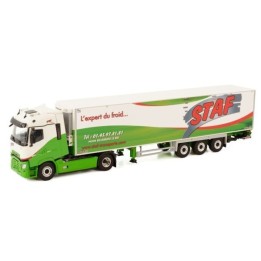 Marketplace : RENAULT T High 4x2 avec remorque frigo 3 essieux STAF...