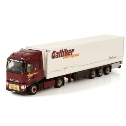 Marketplace : RENAULT T HIGH 4X2 remorque frigorifique 3 essieux GA...