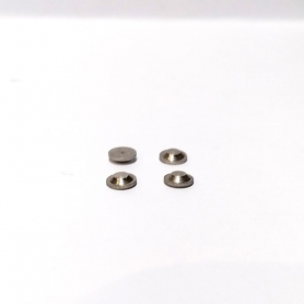 4 inserts ø4.80 mm - Laiton + Nickelage - CPC Production