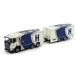 Marketplace : SCANIA Next génération 6x2 porteur avec remorque 2 Es...