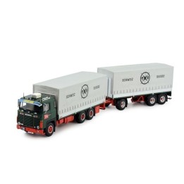 Marketplace : SCANIA 141 6x2 porteur avec remorque 3 essieux SENN A...