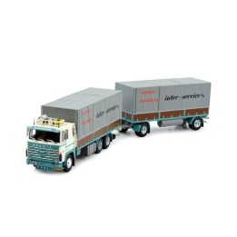 Marketplace : SCANIA 140 6x2 porteur avec remorque 2 essieux FINN N...